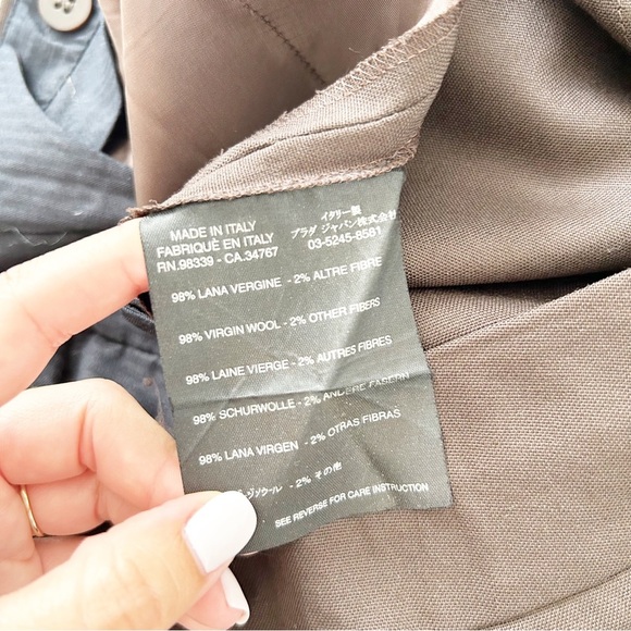 PRADA Brown Wool Bootcut Trouser Pants Size IT 42 / US 6 - Picture 3 of 8